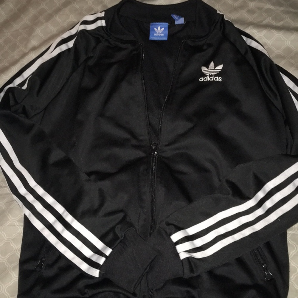 Adidas zip up warm up jacket
